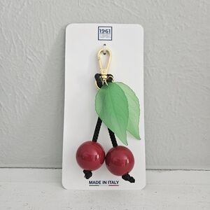 NWT Ports 1961 Cherries Bag Charm/Keychain
